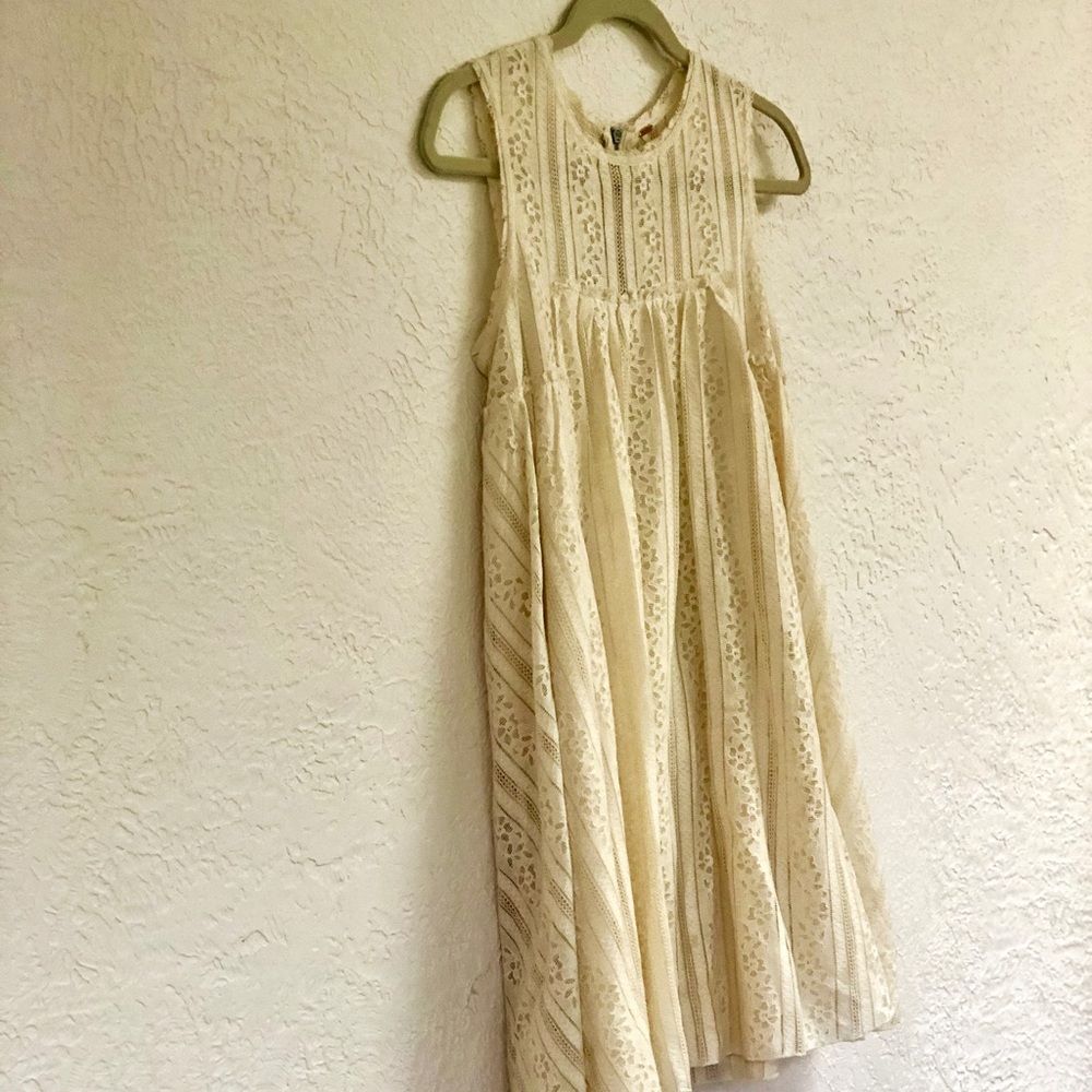 Free People Lace Swing Dress (XS)
